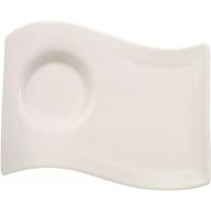 Villeroy & Boch 10-2484-2830 New Wave Cafe Large Party Plate, 8.5 x 6.5 in, White