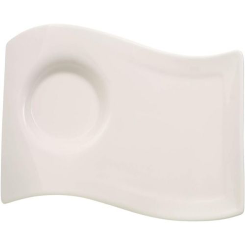  Villeroy & Boch 10-2484-2830 New Wave Cafe Large Party Plate, 8.5 x 6.5 in, White