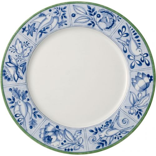  Villeroy & Boch Cordoba Dinner Plate, 10.5 in, White/Blue/Green