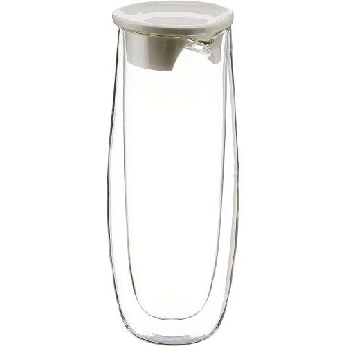  Villeroy & Boch - 1172437241 Villeroy & Boch Artesano Hot Beverages Glass Carafe with Lid, 33.75 oz, Crystal Glass, Clear