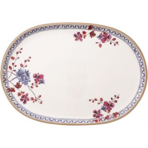  Villeroy & Boch Fish Plate, Premium Porcelain, White/Multicolored, 43x30cm