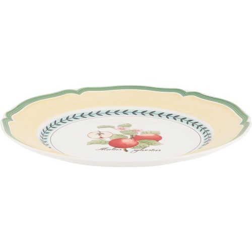  Villeroy & Boch French Garden Valence Dinner Plate : Apple, 10.25 in, White/Multicolored