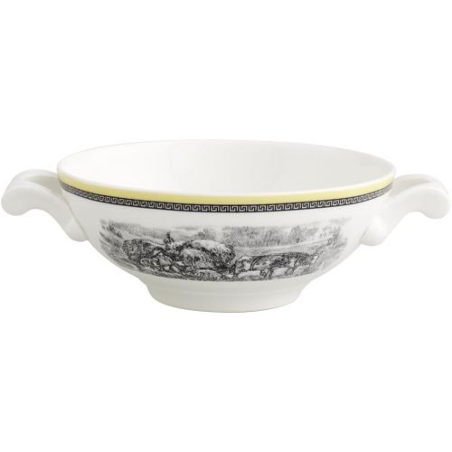  Villeroy & Boch Audun Ferme Soup Cup, 400 ml, Premium Porcelain, White/Multicolour