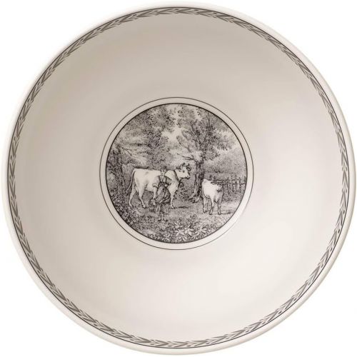  Audun Ferme Rice Bowl by Villeroy & Boch - Premium Porcelain - Made in Germany - Microwave and Dishwasher Safe - 20 Ounce Capacity