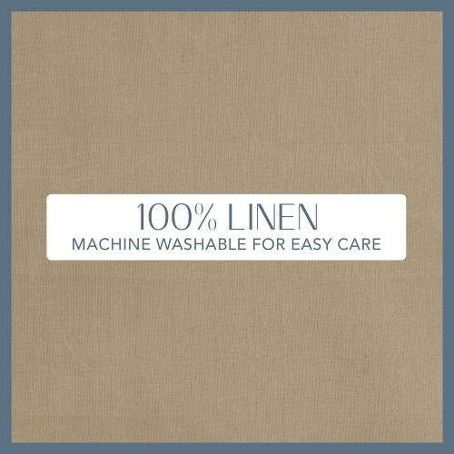  Villeroy & Boch Villeroy and Boch La Classica Luxury Linen Fabric Napkin (Set of 4), 21x21, Natural, 4 Count