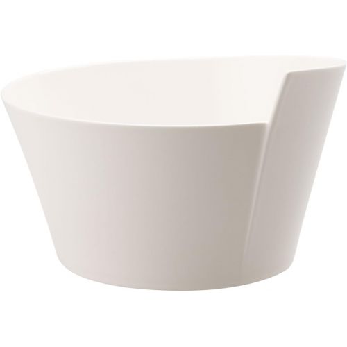  Villeroy & Boch New Wave Medium Round Salad Bowl, 101.5 oz, White