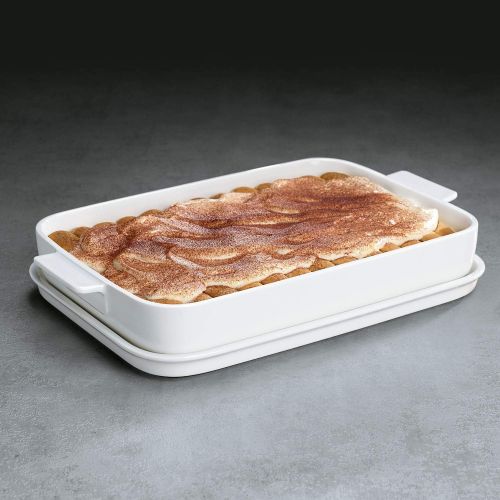  Clever Cooking Rectangular Baking Dish with Lid by Villeroy & Boch - Premium Porcelain Baking Dish - Made in Germany - Dishwasher and Microwave Safe - 13.25 x 9.5 Inches