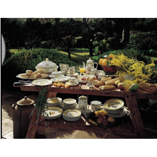  Villeroy & Boch French Garden Vienne Dinner Plate, 10.25 in, White/Multicolored