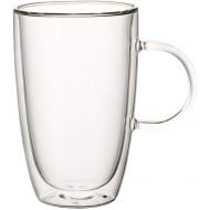 Villeroy & Boch Artesano Hot Beverages Cup : Extra Large-Set of 2, 5.5 in, Crystal Glass, Clear