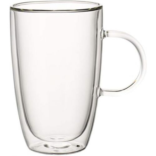  Villeroy & Boch Artesano Hot Beverages Cup : Extra Large-Set of 2, 5.5 in, Crystal Glass, Clear