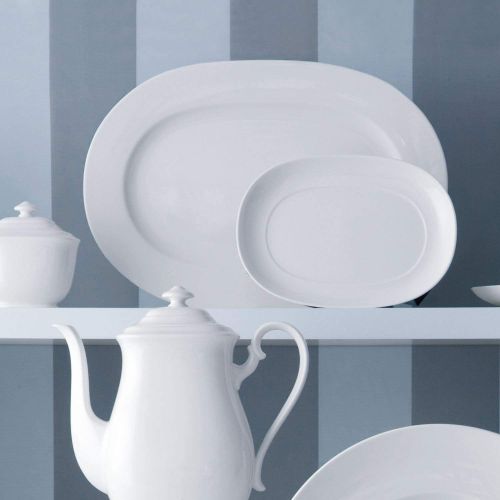  Villeroy & Boch - Royal runde Schuessel, 1700 ml, 21 cm, stilvoll servieren und geniessen, Premium Porzellan, spuelmaschinen-, mikrowellengeeignet, weiss