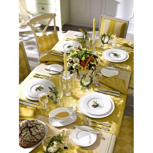  Villeroy & Boch - Royal ovale Platte, grosse Servierplatte aus hochwertigem Premium Bone Porzellan, spuelmaschinengeeignet, 41 cm