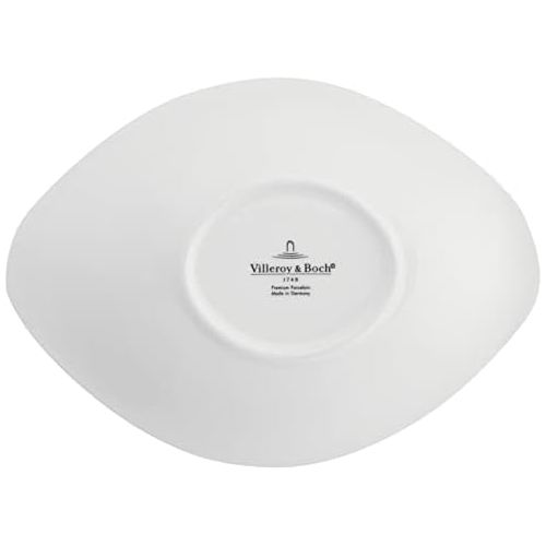  Villeroy & Boch - Vapiano Pastaschalen-Set, 2 tlg., 800 ml, 27 x 21 cm, Premium Porzellan, spuelmaschinen-, mikrowellengeeignet, weiss