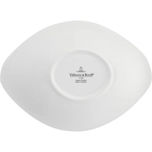  Villeroy & Boch - Vapiano Pastaschalen-Set, 2 tlg., 800 ml, 27 x 21 cm, Premium Porzellan, spuelmaschinen-, mikrowellengeeignet, weiss