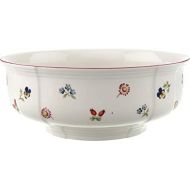 Villeroy & Boch - Petit Fleur Schuessel, zarte Schale aus Premium Porzellan mit filigranen Reliefs und blumig-fruchtigen Motiven, weiss/bunt, 25 cm