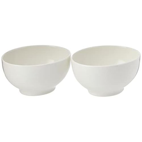  Villeroy & Boch For Me Tafelservice fuer 2 Personen, 8-teilig, Premium Porzellan, Weiss