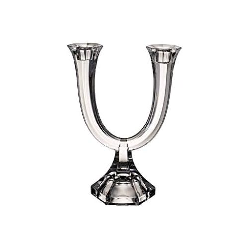  Villeroy & Boch Candelabra Leuchter 2-armig, 24 cm, Kristallglas, Klar