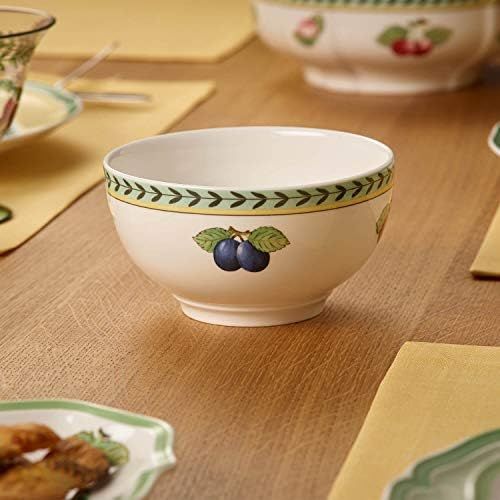  Villeroy & Boch French Garden Fleurence Schale, Premium Porzellan, Weiss/Bunt