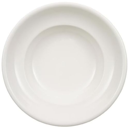  Villeroy & Boch Home Elements Suppenteller, 25 cm, Premium Porzellan, Weiss