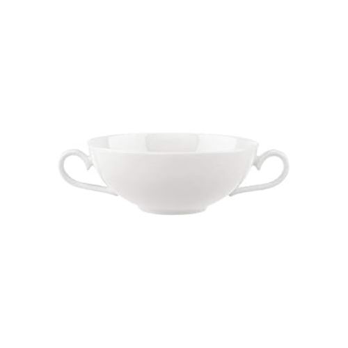  Villeroy & Boch Royal Suppentasse, 400 ml, Premium Bone Porzellan, Weiss