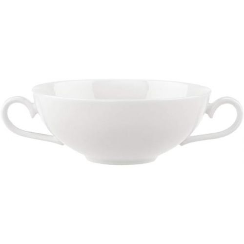  Villeroy & Boch Royal Suppentasse, 400 ml, Premium Bone Porzellan, Weiss