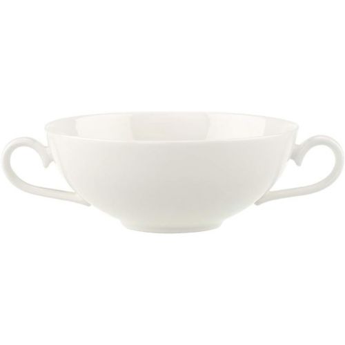  Villeroy & Boch Royal Suppentasse, 400 ml, Premium Bone Porzellan, Weiss