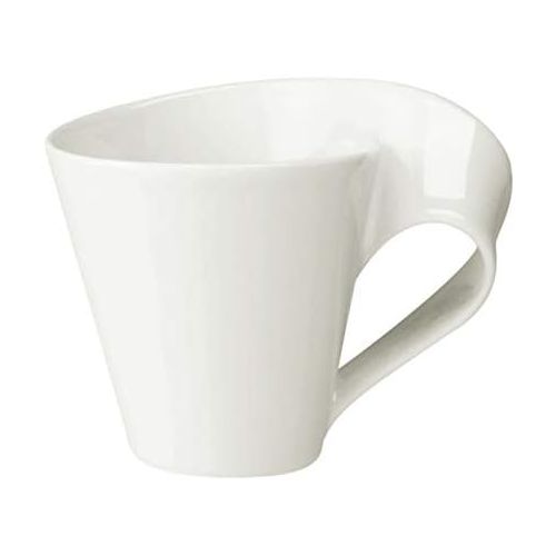  Villeroy & Boch NewWave Caffe Tasse, 250 ml, Premium Porzellan, Weiss