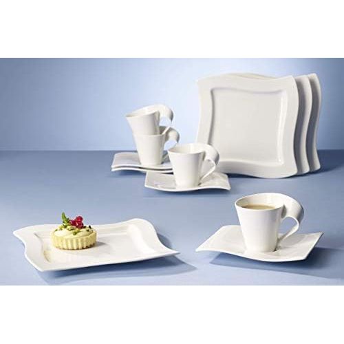  Villeroy & Boch NewWave Caffe Tasse, 250 ml, Premium Porzellan, Weiss