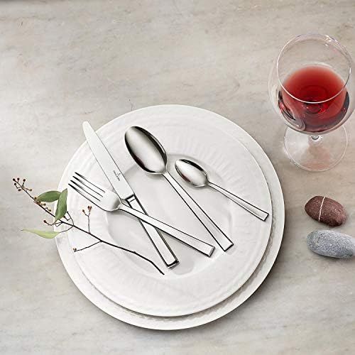  Villeroy & Boch - Cellini Speiseteller mit filigranen Relief-Verzierungen, flacher Teller aus weissem Premium Porzellan, 12,5 cm