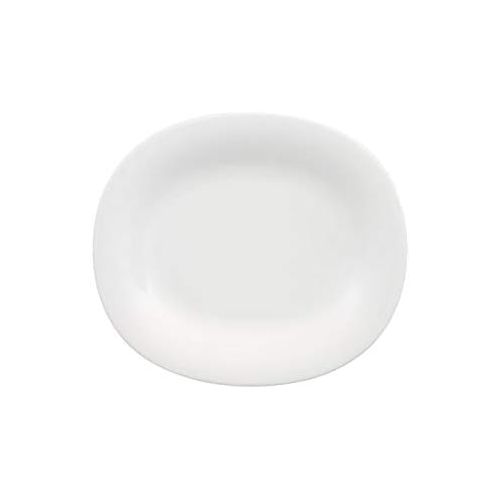  Villeroy & Boch New Cottage Basic ovaler Fruehstuecksteller, Premium Porzellan, 23 x 19 cm