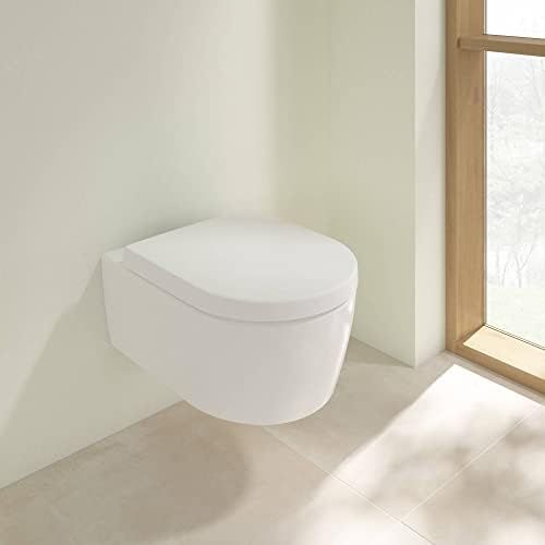  Villeroy&Boch Wand WC mit Deckel Avento 5656 DirectFlush Stone White CeramicPlus