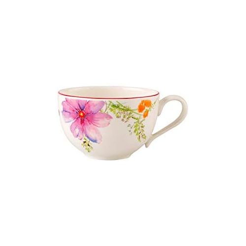  Villeroy & Boch Mariefleur Basic Kaffeetasse, 250 ml, Hoehe: 6 cm, Premium Porzellan