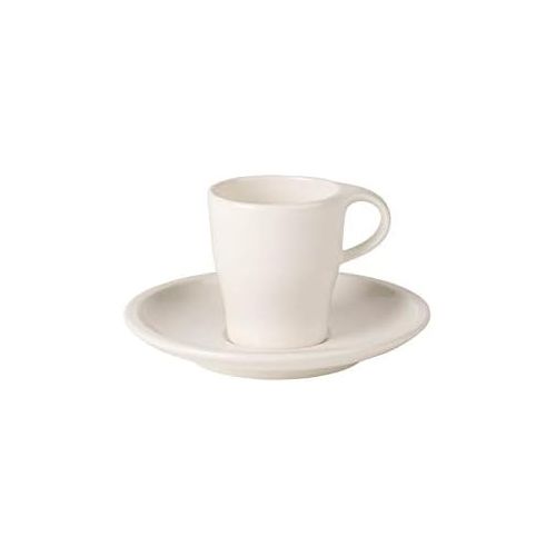  Villeroy & Boch Coffee Passion Espresso-Set, 2-teilig, Premium Porzellan, Weiss