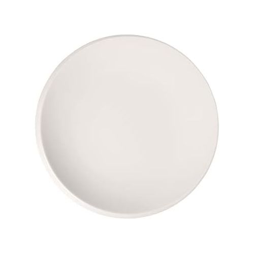  Villeroy & Boch - NewMoon Speiseteller, 27 cm, Essteller fuer den Alltag und die Festttafel, spuelmaschinen-, mikrowellengeeignet, weiss