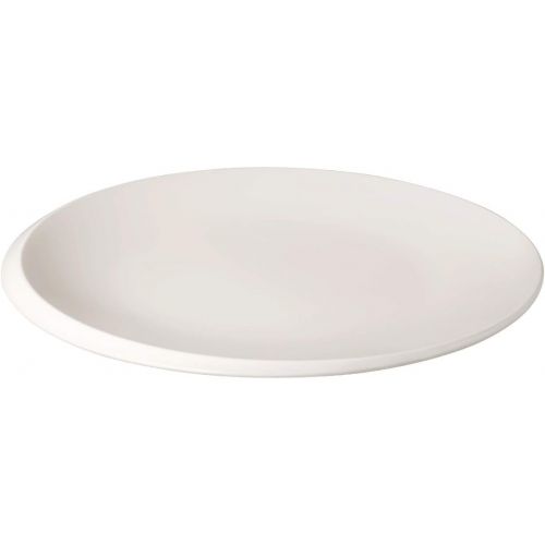  Villeroy & Boch - NewMoon Speiseteller, 27 cm, Essteller fuer den Alltag und die Festttafel, spuelmaschinen-, mikrowellengeeignet, weiss