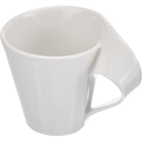  Villeroy & Boch - NewWave Caffe Espresso-Set, 3 tlg., eleganter Kaffeegenuss, Premium Porzellan/Edelstahl, spuelmaschinengeeignet