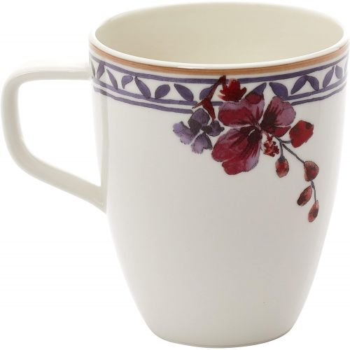  Villeroy & Boch - Artesano Provencal Lavendel Kaffeebecher, Tasse in stilvollem Lavendel aus Premium Porzellan, spuelmaschinenfest, 380 ml
