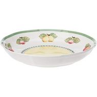 Villeroy & Boch French Garden Fleurence Schale, 38 cm, Premium Porzellan, Weiss/Bunt