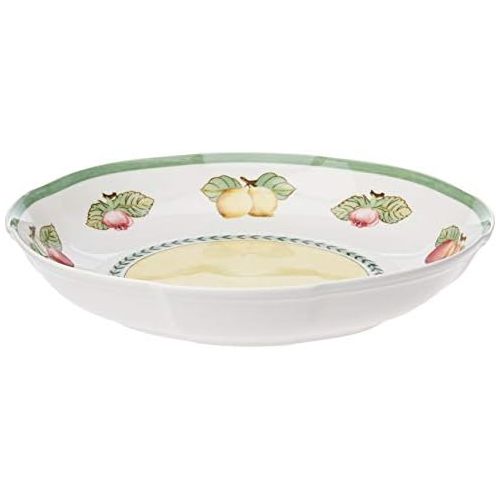  Villeroy & Boch French Garden Fleurence Schale, 38 cm, Premium Porzellan, Weiss/Bunt