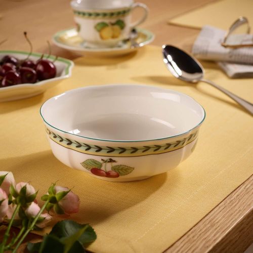  Villeroy & Boch French Garden Fleurence Dessertschalchen, 15 cm, Premium Porzellan, Weiss/Bunt