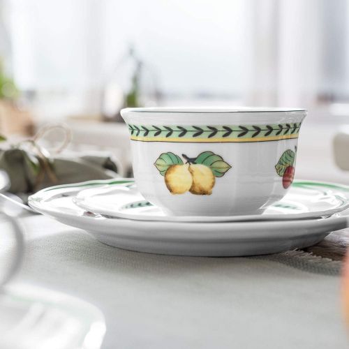  Villeroy & Boch French Garden Fleurence Schale, 700 ml, Premium Porzellan, Weiss/Bunt