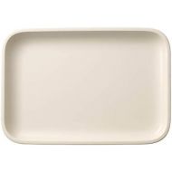 Villeroy & Boch Clever Cooking Rechteckige Servierplatte, 32 x 22 cm, Premium Porzellan, Weiss