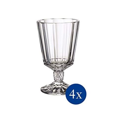  Villeroy & Boch Opera Weissweinkelch, 4er-Set, 225 ml, Kristallglas, Klar