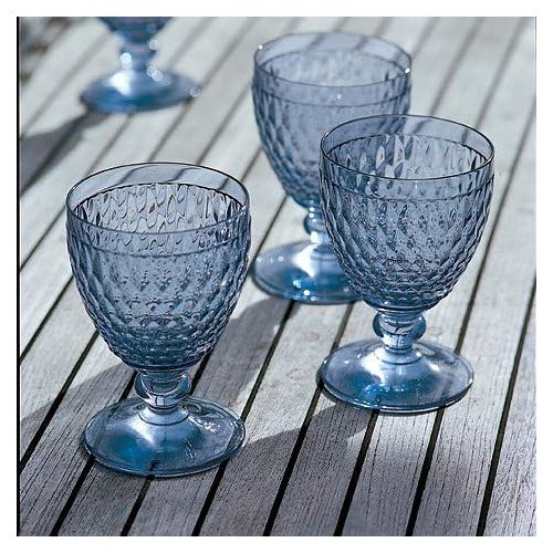  Villeroy & Boch Boston Coloured Weissweinglas Blue, 230 ml, Kristallglas, Blau