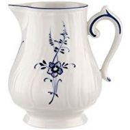 Villeroy & Boch Vieux Luxembourg Milchkannchen, 300 ml, Premium Porzellan, Weiss/Blau