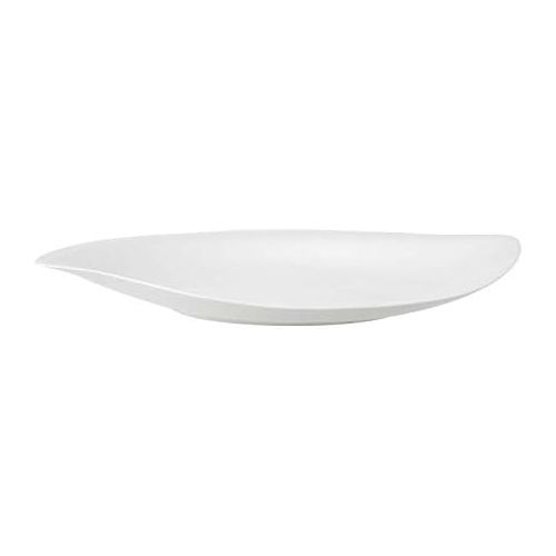  Villeroy & Boch New Cottage Special Serve & Salad Flache Schale, 34 cm, Premium Porzellan, Weiss