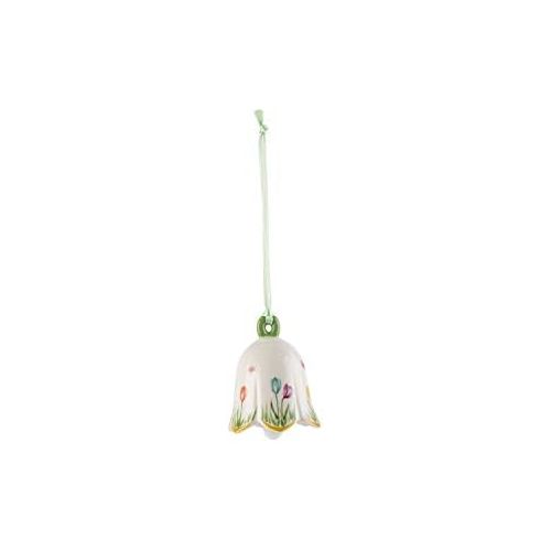  Visit the Villeroy & Boch Store Villeroy & Boch New Flower Bells Ornament, Porcelain, Green/Yellow, Bell