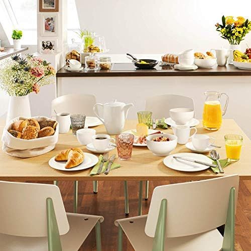  Visit the Villeroy & Boch Store Villeroy & Boch For Me Sugar Bowl with Lid 0.30 L Premium Porcelain Dishwasher Safe White