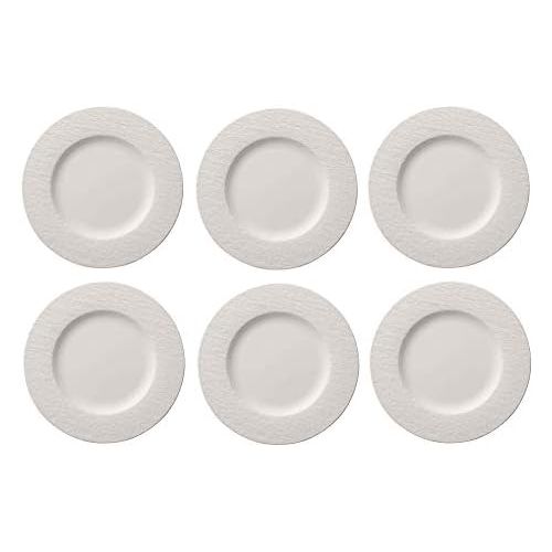  Villeroy & Boch Manufacture Rock blanc Speiseteller 6er Set 27cm (6x 10-4240-2620)