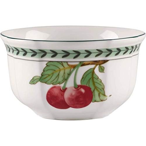  Visit the Villeroy & Boch Store Villeroy & Boch French Garden Modern Fruits 750 ml Premium Porcelain Bowl, Set of 4, White/ Multi-Colour